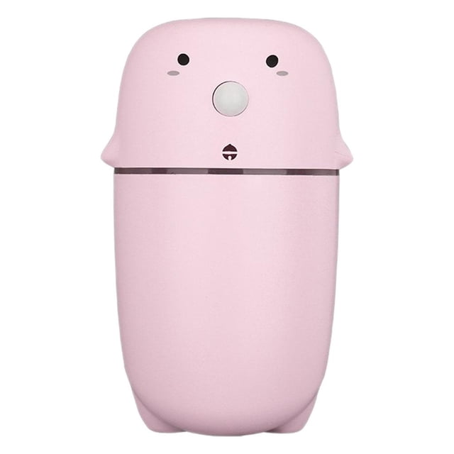 Mini humidificador de aire Mini difusor de aceite esencial con humidificador de niebla fría con luz Difusor de de aceite esencial ligero portátil, 2 modos Magideal Mini humidificador de aire
