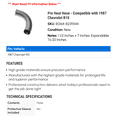 thumbnail image 2 of Pre Heat Hose - Compatible with 1987 Chevy R10, 2 of 2