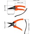 thumbnail image 5 of Tijeras de seda de hierro Universal para electricista, herramientas de arte para jardín, árboles frutales, especial, acero inoxidable, 1 ud. JM, 5 of 5
