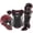 Black-Maroon, variant on Mizuno Samurai Youth 14" Baseball Boxed Catcher's Gear Set 14"