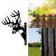 thumbnail image 2 of Estaca de jardín con ciervos que miran fijamente la granja, repelente de aves, cerca para césped, decoración exterior, 2 of 5