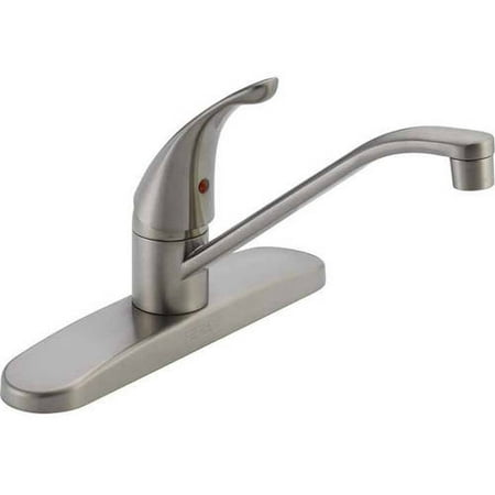 Peerless Single Handle Kitchen Faucet in Stainless P110LF-SS