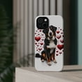 thumbnail image 4 of DistinctInk Tough Case for Apple iPhone 13 MINI (5.4" Screen), Compatible with MagSafe Charging - Valentine's Day Entlebucher Mountain Dog, 4 of 6