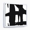 thumbnail image 1 of Black & White Crossing Paths II - Modern & Contemporary Framed Canvas, 1 of 3
