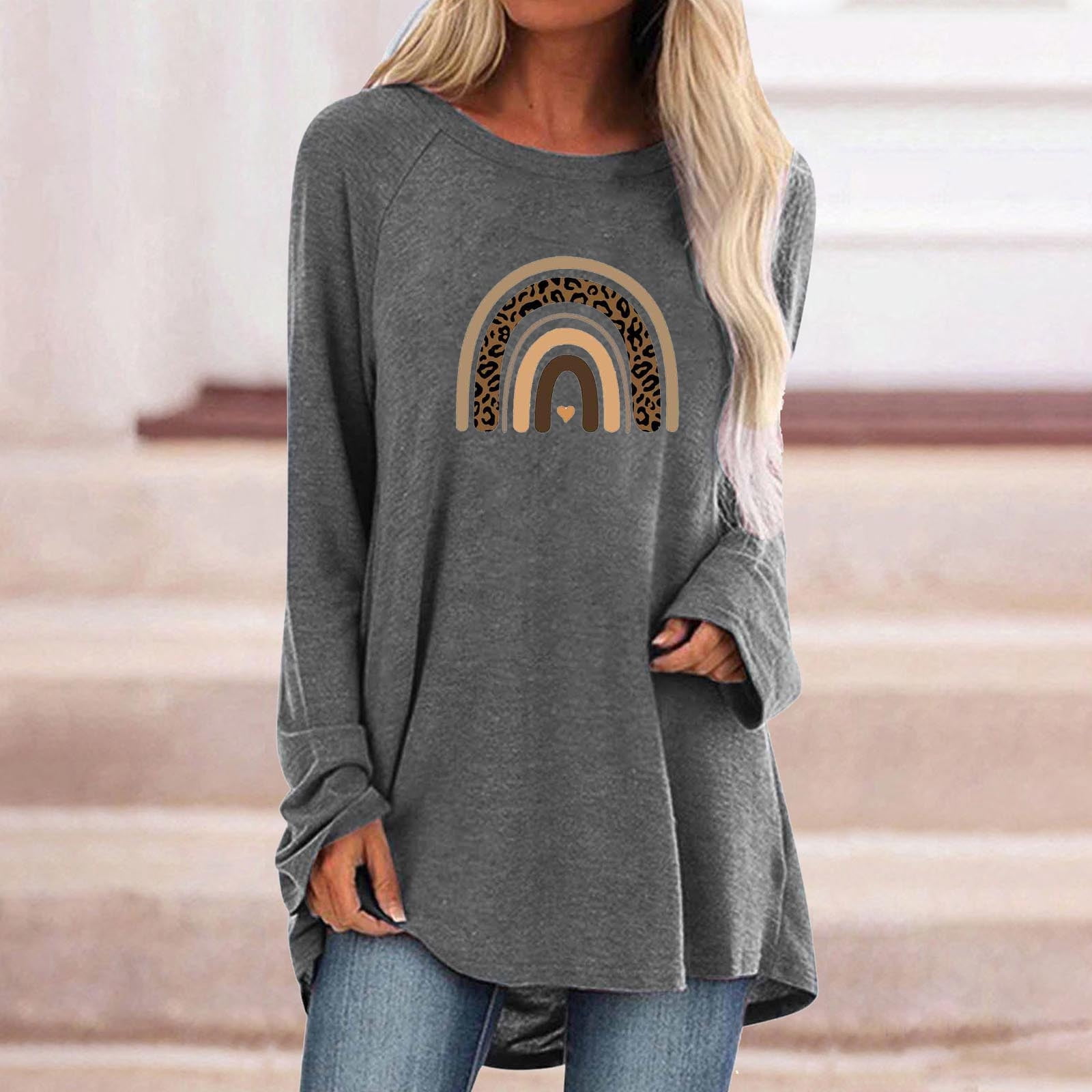Valentine's Day Buffalo Plaid Raglan T-Shirt For Women - Funny Love Heart Graphic Tee, Long Sleeve, Black Plaid