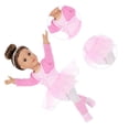 thumbnail image 6 of Professional Dance Training Outfit For 18Inch Doll Lovely Ballet Dress Set Tutu Skirt Ballet Costume Doll Accessories, 6 of 9