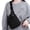 Black, variant on Travel Crossbody Bag Waterproof Lightweight Multi-Pocket Unisex Passport Sling Chest Bag Anti Theft Shoulder Bag Daily Commute