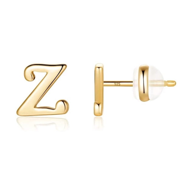 onlyliua Promoción de Temporada Pendients In Oro con 26 Letras Del Alfabeto y Acabado Bañado En Oro Pendientes de Mujer