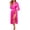 Hot Pink, variant on Satin Bridesmaid Robe for Wedding – Bridal Party Silk Kimono Bathrobe – Long Loungewear Sleepwear Gift