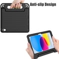 thumbnail image 3 of BMOUO Kids Case for iPad (A16) 11th Generation 11 Inch 2025, iPad 10th Generation 10.9" 2022 with Built-in Screen Protector Durable Shockproof Lightweight Handle Cover for iPad 10/11 Gen, Black, 3 of 8