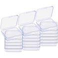 thumbnail image 1 of Gebildet 18 Pack Mini Clear Plastic Bead Storage Containers Box Case with lid for Herbs,Tiny Bead,Pills,and Other Small Items, 1 of 6