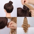 thumbnail image 6 of Synthetic Ponytail Extensions for Women Long Wavy Fluffy Synthetic Ponytail Hairpiece Natural Soft, 6 of 7