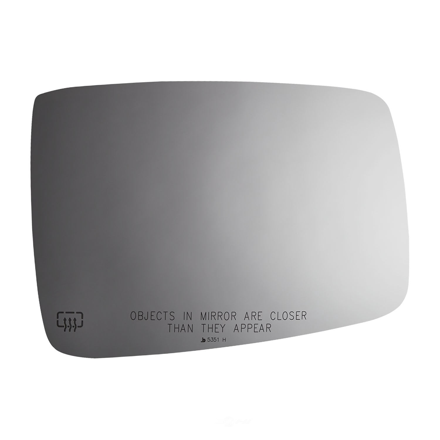 Burco Side View Mirror Replacement Glass - Clear Glass - 5351H