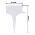 thumbnail image 4 of Paquete de 100 marcadores de jardín duraderos de 6 cm x 10 cm para identificar plantas, ideales para todos los jardineros, estacas para plantas en forma de T en miniatura multicolor, 4 of 7