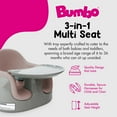 thumbnail image 2 of Bumbo Toddler Multi-Seat 3-in-1 Booster High Chair and Tray, Breige/Sonoran Rose, 2 Pack, 2 of 11