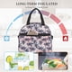 thumbnail image 4 of Balery Tropics Palm Trees Bolsa de Almuerzo Impresa, Caja de Almuerzo Reutilizable, Bolsa Térmica Aislada para Almuerzo, Bolsa Antiderrames, 4 of 7