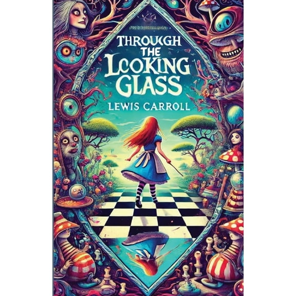 Through The Looking Glass(Illustrated), (Paperback)