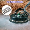 thumbnail image 3 of Uxcell 4 Paquete de Consejos de Limpieza de Superficie - Boquillas de Lavadora a Presión Masculinas de 0 Grados 1/4" NPT, Acero Inoxidable con Cinta de Sellado (Orificio de 0.977 mm), 3 of 7
