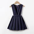 thumbnail image 4 of Girls Uniform Dress Set Pleated Jumper Casual Skirt Set for Kids Teens, 4 of 6