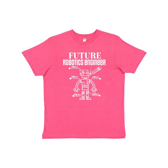 Inktastic Future Robotics Engineer Robot Youth T-Shirt