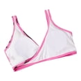 thumbnail image 5 of 2025 Clearance Items under $5 asdoklhq womens plus size swimsuits,Summer Women's Split Stripe High Waist Open Back Hollow Bikini Swimsuit, 5 of 7