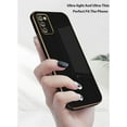 thumbnail image 3 of Compatible with Samsung Galaxy A03s(us) Case Silicone Pink, Plating Samsung Galaxy A03s(us) Phone Case Shockproof Thin and Soft Cover (Black), 3 of 13