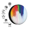 thumbnail image 5 of Waterproof Spare Wheel Cover, Colorful Oil Painting Adjustable Wheel Cover For Jeep Trailer Rv Suv Car, 17 Inch, 5 of 8