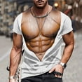 thumbnail image 1 of Birdeem T-Shirt à Manches Courtes pour Homme, Mode, Imprimé Homme Musclé, Mode, Entraînement Physique, Col Rond, 1 of 1