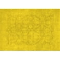 thumbnail image 1 of Ahgly Company Indoor Rectangle Oriental Yellow Traditional Area Rugs, 2' x 3', 1 of 4