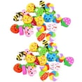 thumbnail image 1 of Miangastore 60Pcs Portable Erasers Multi-function Pencil Erasers Cartoon Mini Erasers Kids Supply, 1 of 9