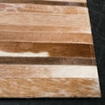 thumbnail image 3 of SAFAVIEH Studio Leather Loew Geometric Runner Rug, Tan/Ivory, 2'3" x 5', 3 of 7
