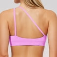 thumbnail image 4 of CUSTG Women Camis Sleeveless Solid Color One Shoulder Back Yoga Bra For Outdoor Sports Running And Fitness Tank Tops Fashionable Female Summer Shirts, 4 of 6