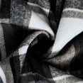 thumbnail image 4 of Uaswgudfs Women's Plaid Lapel Mid-Length Wool-Blend Coat with Pockets Lined for Fall Winter Daily Casual Work, 4 of 9