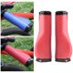 thumbnail image 5 of Puños ergonómicos para manillar de bicicleta 2 piezas de carbono bloqueables antideslizantes PU rojo shamjiam, 5 of 7