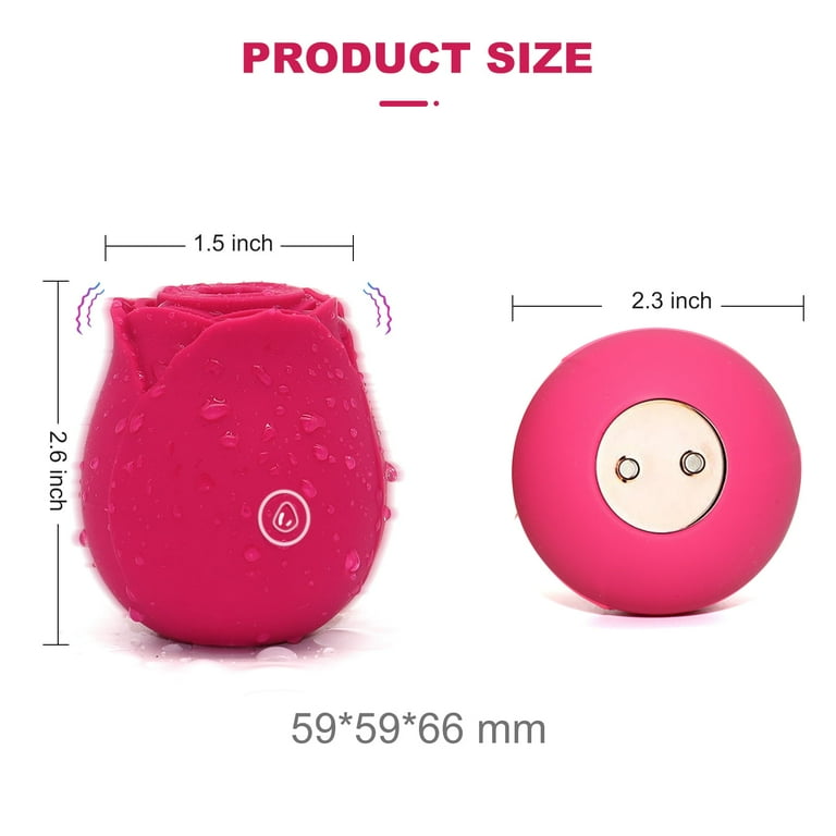 Rose Toys Vibrator for Women, Vlatne Clitoral Vibrator Sex Stimulator with  7 Mind-Blowing Tapping Modes, Nipple Teasing Clitoris Masturbating Things