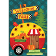 thumbnail image 3 of Bienvenue Automne Camping-Car Drapeau Primitif Automne Humour 12.5"x18", 3 of 3