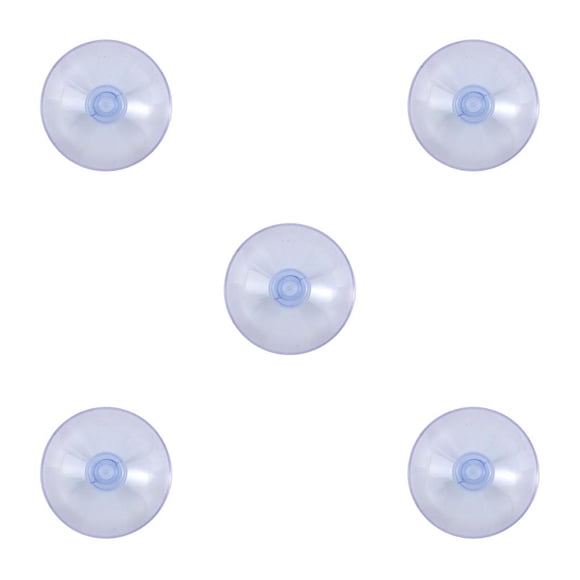 Matsuzay 20Pcs Suction Decor Mushroom Head Transparent Replacement Fixing Tools Glass Sucker Fish Set Parts Household Tank Small Type2