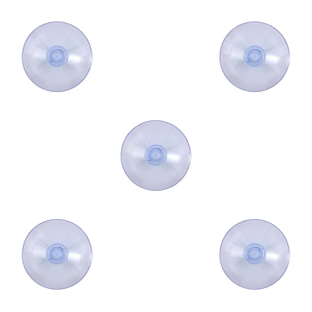 Matsuzay 20Pcs Suction Decor Mushroom Head Transparent Replacement Fixing Tools Glass Sucker Fish Set Parts Household Tank Small Type2