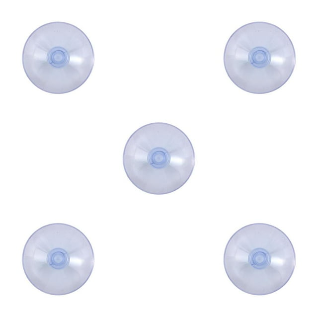 tamizeot 20 Pcs Ventouses Tête PVC Transparent Ensemble de Ventouses Petites Pièces de Rechange pour Table de Maison Réservoir Fenêtre Carreaux Fixation 5ensemble