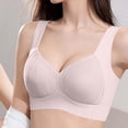 thumbnail image 4 of Squevariel Women Push Up Bra Solid Color Lightweight Bra Wireless Wide Strap Breathable Everyday Bra, 4 of 5