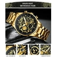 thumbnail image 4 of Nibosi Watch Men New Fashion Sport Watches Creative Hollow Skeleton Wristwatch Luminous Reloj Hombre Relogio Masculino - Quartz Wristwatches, 4 of 6