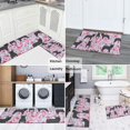 thumbnail image 5 of French Bulldog and Flower Kitchen Rugs Sets Of 2,Anti Fatigue Kitchen Mat Rugs Non Slip Washable,Decorative Kitchen Floor Mats for Kitchen,Sink,Laundry,17"x30"+17"x47", 5 of 7