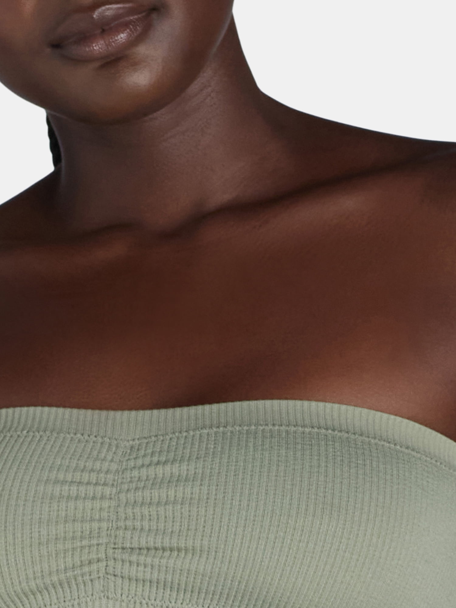 No Boundaries Women's Seamless Bandeau Bra, Sizes XS-XXXL