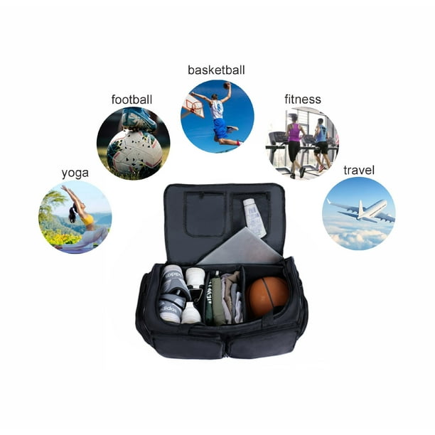 Shoe Bags for Travel Sneaker Bag Sneaker Duffel Travel Bag for Men 24 inch Basketball Outdoor Sports Gym Bag Travel shoe bag With 3 Adjustable