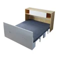 thumbnail image 4 of Marco de metal queen size marco de cama plegable ahorra espacio cama de gabinete plegable, 4 of 4