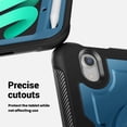 thumbnail image 2 of Decase for iPad Mini 7 Case 2024 (A17 Pro) Case,Rugged Durable Shockproof Tablet Cover with 360° Rotating Hand Strap Foldable Hidden Stand,for iPad Mini 7th/6th Generation Case (2024/2021),Navyblue, 2 of 9
