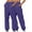 Purple, variant on BXINGOHAI 2 Pcs Women's Joggers Pants Solid Lounge Sweatpants Casual Drawstring Pants High Waist Athletic Sweatpant With Pockets Today Sales Orange,L