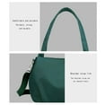 thumbnail image 6 of LACKUST Large Capacity Messenger Bag, Casual, Hand/Shoulder, Travel, Fitness, Shopping,Green, 6 of 7