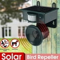 thumbnail image 3 of Repelente de pájaros Solar para jardín al aire libre, repelente sónico ultrasónico, espantapájaros, repelente de animales, 3 of 5