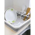 thumbnail image 4 of CNKOO Collapsible Dish Drying Rack  Portable Dish Drainer  14.8 x 10.8 x 5 inches, 4 of 11